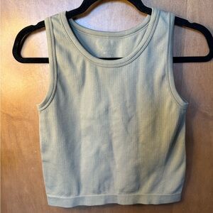 Seamless tank - Gray/Tan